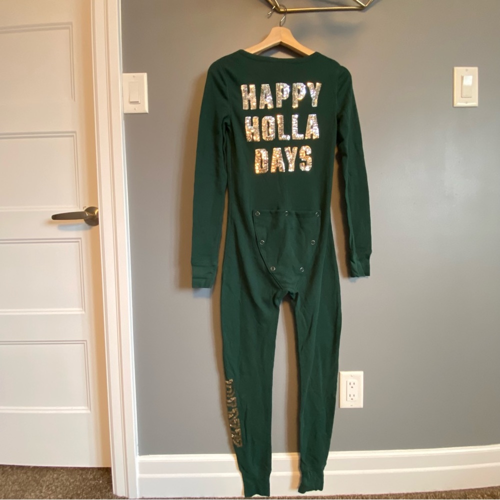 Happy Holla Days Thermal PJ Onesie